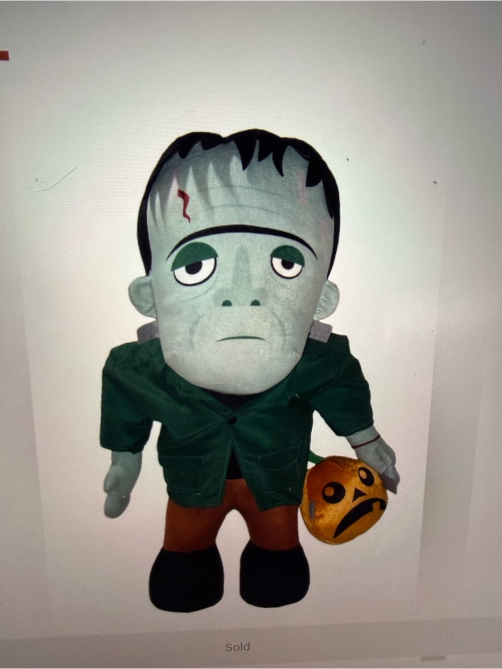 Universal Studios Frankenstein 20-inch Free Standing Plush Porch Greeter